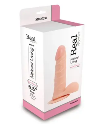 Dildo Realistyczne z Zakrzywionym Kształtem 6.5"