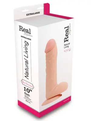 Dildo-REALISTIC DILDO REAL RAPTURE FLESH 10"