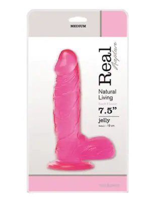 Dildo Realistyczne z Żelowego Materiału 7.5"