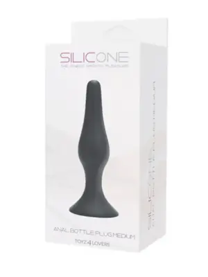 Plug-PLUG ANALE ANAL BOTTLE PLUG SILICONE MEDIUM