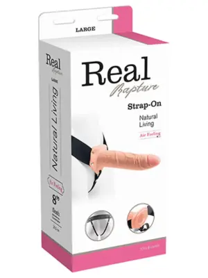 FALLO STRAP ON CAVO REAL RAPTURE 8 FLESH