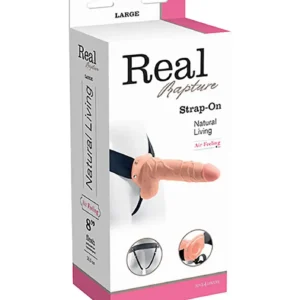 Proteza-FALLO STRAP ON CAVO REAL RAPTURE 8 FLESH WITH BALLS
