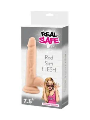 Dildo-Fallo realistico real safe rod slim flesh