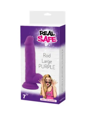 Dildo-Fallo realistico real safe rod large purple