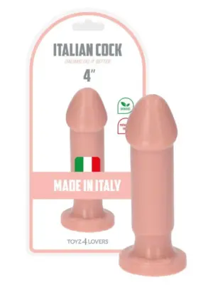 Dildo- Italian Cock 4'' Flesh