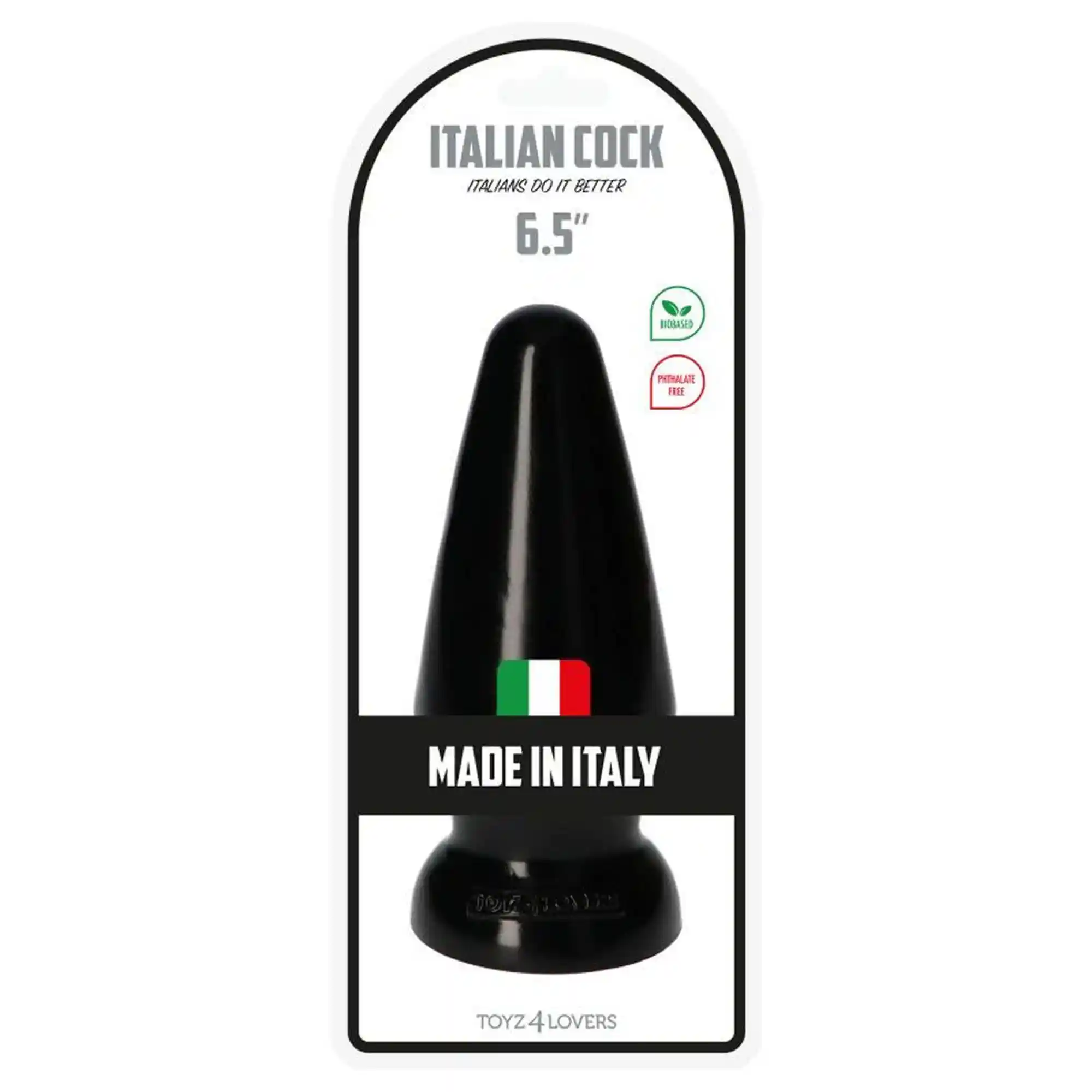 Plug-Italian Cock 6.5""Black - obrazek 4