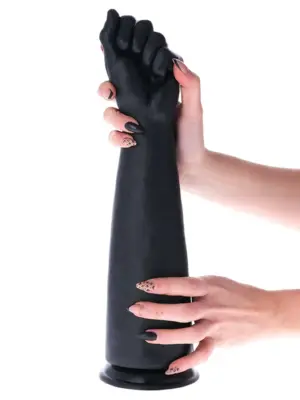 Dildo Fisting Pugno Sugarloaf Nero 8,8cm x 38cm