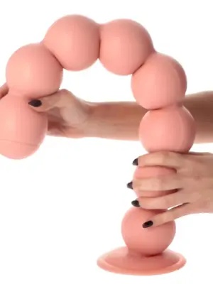 Wtyczka Analna Trolltunga z PVC 58cm Flesh