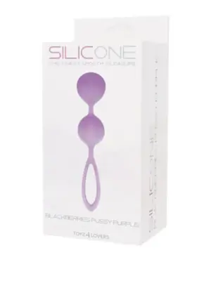 Kulki-PALLINE BLACKBERRIES PUSSY SILICONE PURPLE