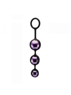 Kulki-TRIPLE PLEASURE BALLS. WEIGHTED STEEL BALLS INSIDE