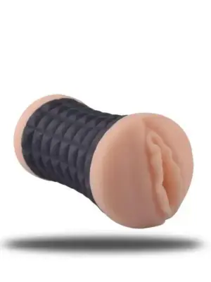 Masturbator Realistyczny Silikonowy - Deep Black