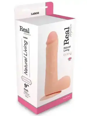 Wibrator-REALISTIC VIBRATOR REAL RAPTURE FLESH 9"