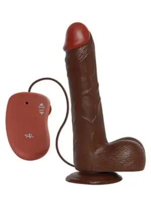 Wibrator Realistyczny z Intensywnymi Wibracjami 25,5cm PVC Brown 9"