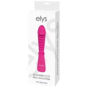 Wibrator-VIBRATORE DESIGN ELYS - ROUNDISH PLOT REAL WAVE PINK