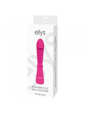 Wibrator-VIBRATORE DESIGN ELYS - ROUNDISH PLOT REAL WAVE PINK