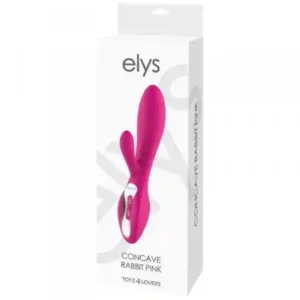 Wibrator-VIBRATORE RABBIT ELYS - CONCAVE RABBIT PINK