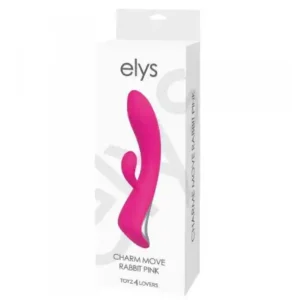 Wibrator-VIBRATORE RABBIT ELYS - CHARM MOVE RABBIT PINK