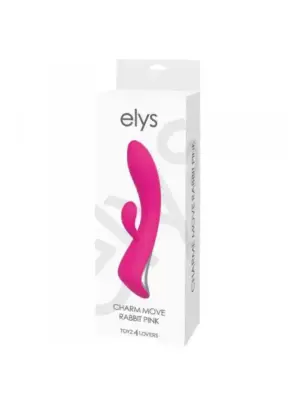Wibrator-VIBRATORE RABBIT ELYS - CHARM MOVE RABBIT PINK