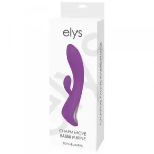 Wibrator-VIBRATORE RABBIT ELYS - CHARM MOVE RABBIT PURPLE