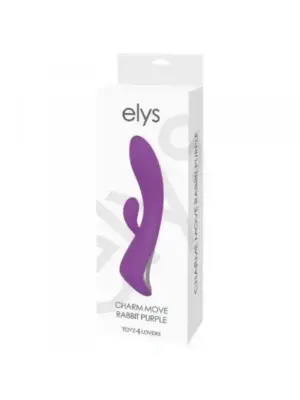 Wibrator-VIBRATORE RABBIT ELYS - CHARM MOVE RABBIT PURPLE