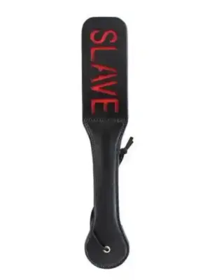 Pejcz-Paletta Doppia Double Spank Paddle Slave Black