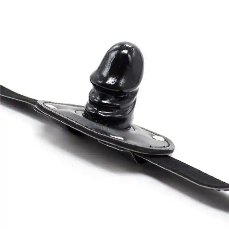Penis Gag short + block Black - obrazek 2