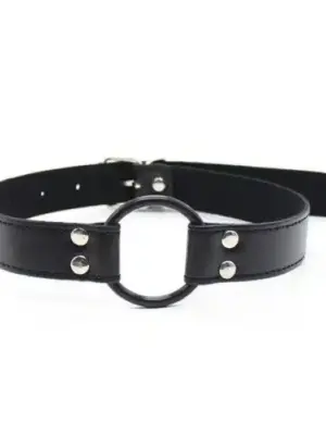 Knebel-Easy Belt Ring Gag (nero)