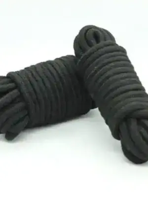 Wiązania-COTTON ROPE 10MBLACK