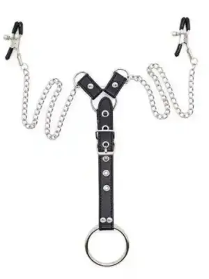 Stymulator-Penitence Man Nipples Clamps BLACK