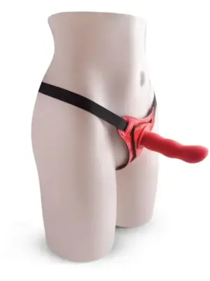 Pasywny Strap-on Regulowany Czerwony Toyz4Lovers