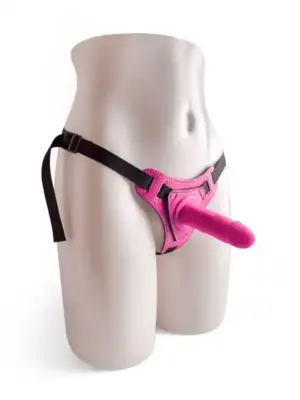 Pasywny strap-on z regulowanym pasem Pink