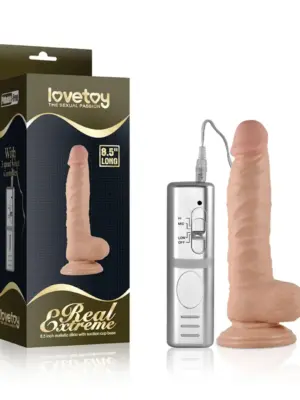 Wibrator Realistyczny z Wibracjami 8,5 cala Flesh