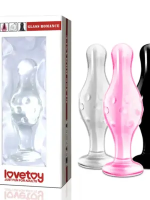 4.5"" Glass Romance Black