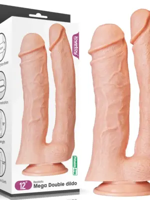 Wielofunkcyjny Wielki Wibrofaliczek PVC 12'' dla Podwójnej Przyjemności
