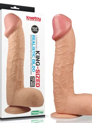 Dildo Realistyczny z Przyssawką 10.5'' PVC