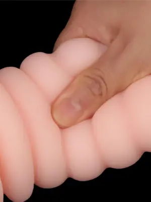 Stymulator Oralno-Analny z Realistyczną Teksturą Virgin-Skin TPE