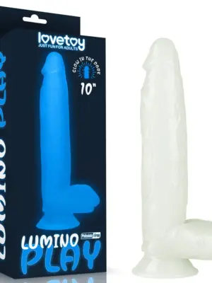 Dildo Lumino Play 10'' TPE Świecący