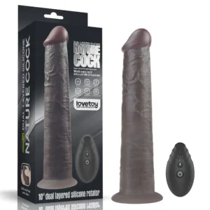 10'' Dual Layered Platinum Silicone Rotator