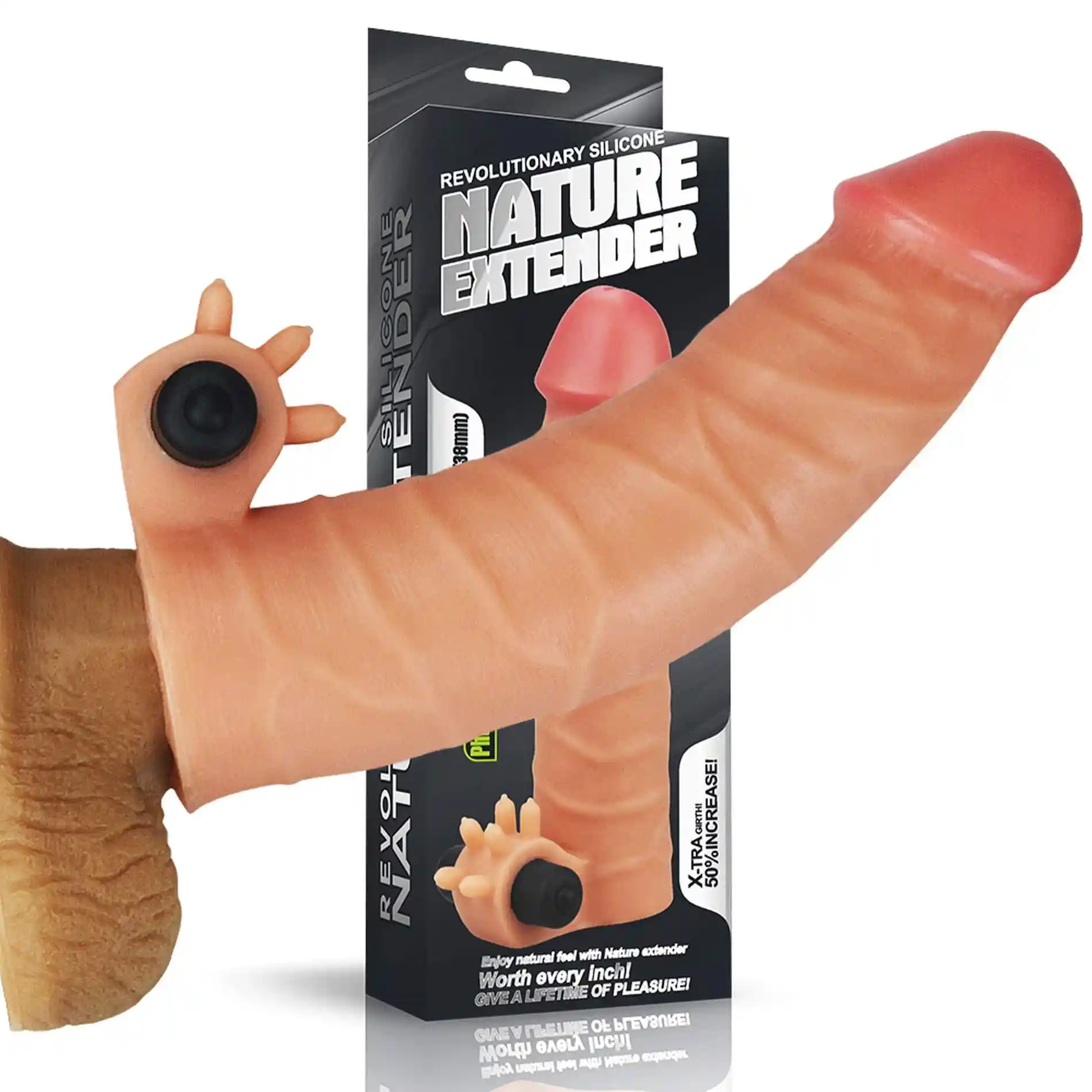 Add 1.5" Vibrating
Silicone Extender - obrazek 5