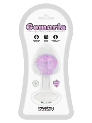 Gemoria Silicone Butt Plug - purple