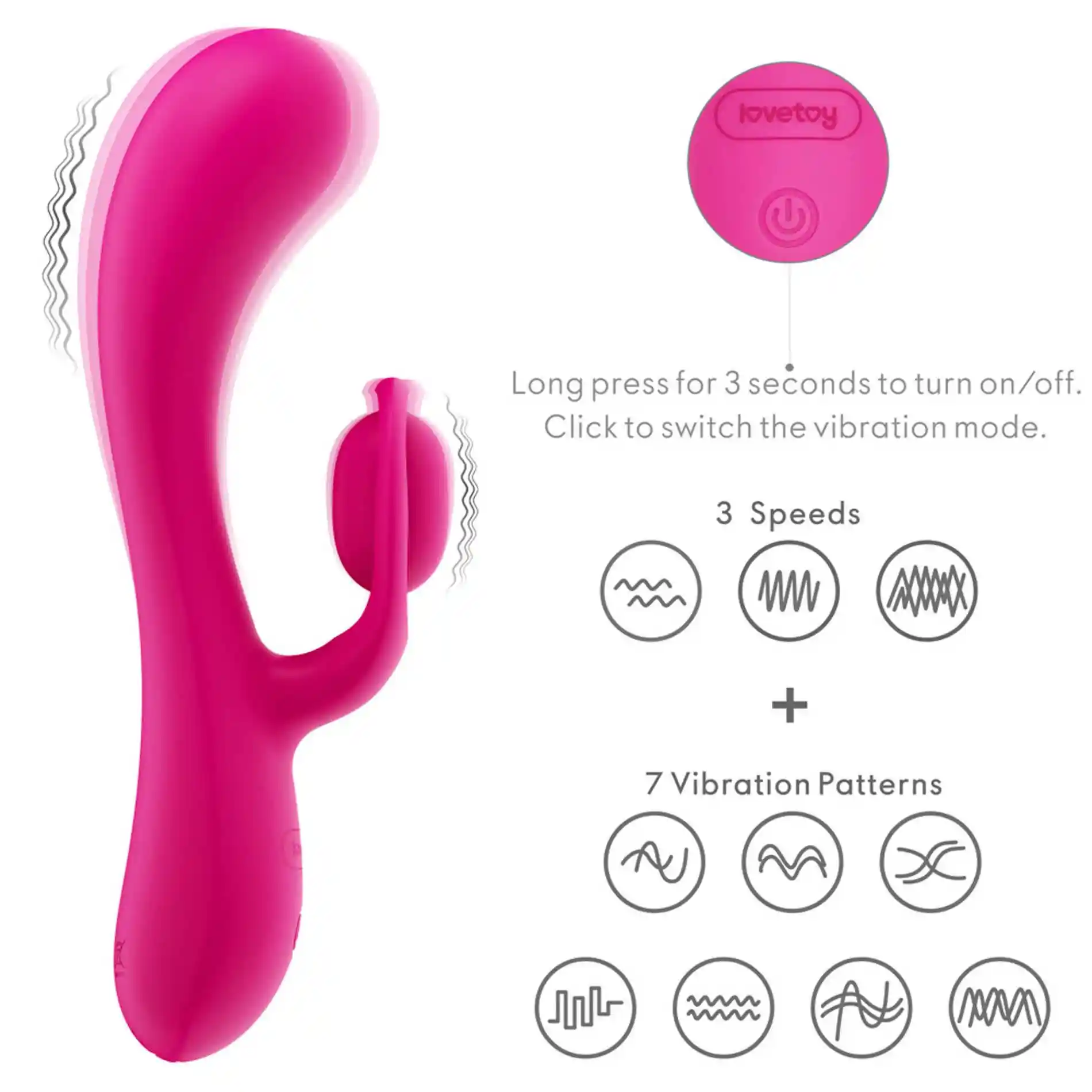 L'Allure Swirl Rechargeable Vibrator - obrazek 6