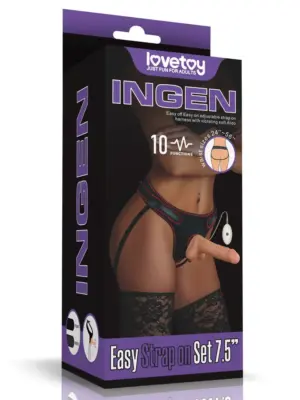 Strap-on z Wibracjami Easy 7.5''