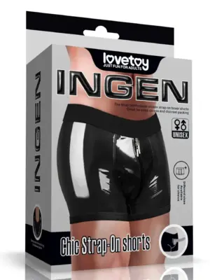 Chic Strap-On shorts (28 - 31 inch waist) Black