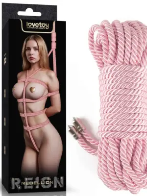 Lina Bondage z Poliestru z Fakturą Jedwabistą 10m x 6mm