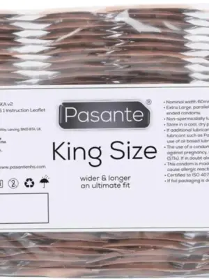 Pasante King Size Condoms Bulk Packs 144 pcs