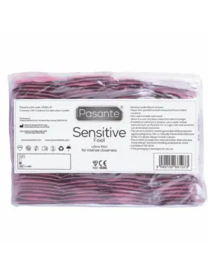 Pasante Sensitive/Feel Condomsl Bulk Packs 144 pcs
