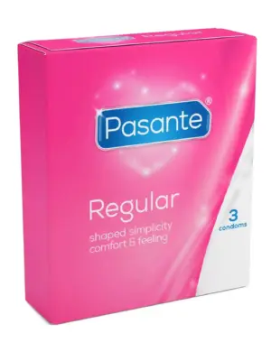 Pasante Regular Condoms  3 pcs