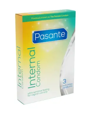 Pasante Internal Condoms 3 pcs