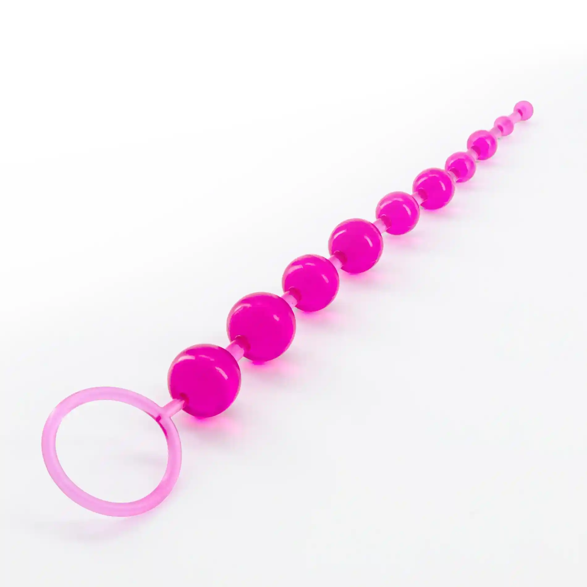 10 BEAD ANAL CHAIN CRUSHIOUS PINK - obrazek 2