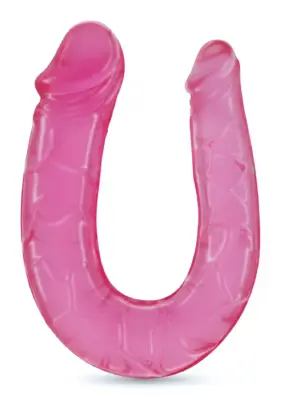 Podwójny Dildo z Realistycznymi Szczegółami Różowy